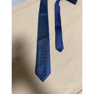 Charvet Place Vendome Silk Tie Mens One Size Blue Polka Dot Made In France